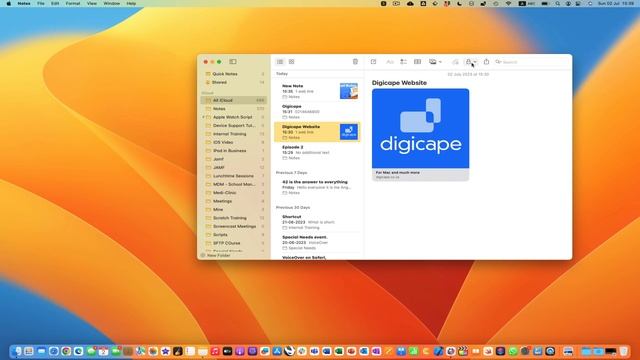 Apple Notes: Episode 2 - Creating a Note on the Mac смотреть онлайн