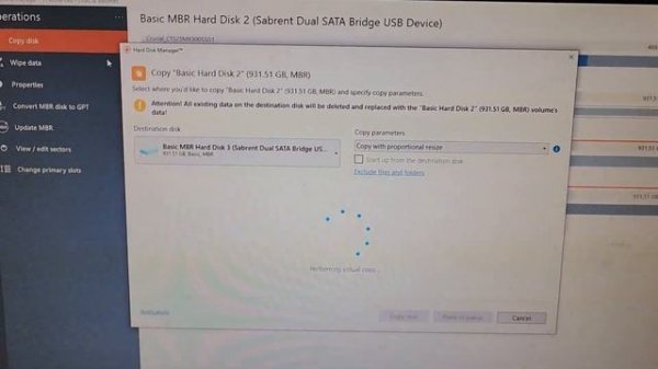 How to clone hard drives with Paragon hard disk manager