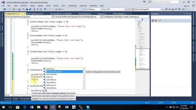 Chat System Part-7 User Registration Form Implementation in C# C-Sharp смотреть онлайн