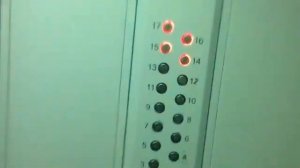 Электрические лифты (КМЗ-1992, мод. купе МосЛифт-2013) г. Москва, Куликовская, 7, п-2 (02.10.2017)