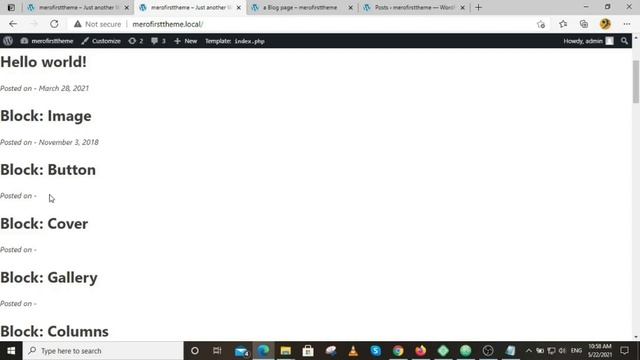 10. How to create custom blog page in WordPress | WordPress Theme Development with underscores(_s) смотреть онлайн