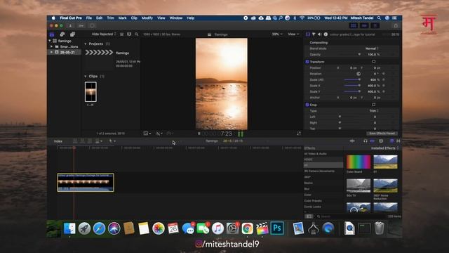 Slowly tilt your phone to the left reels tutorial | final cut pro смотреть онлайн