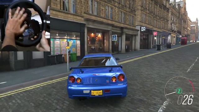 Nissan GTR Skyline - Forza Horizon 4 | Logitech g920 Steering Wheel gameplay смотреть онлайн