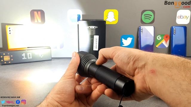Xiaomi Nextool Test, Lampe torche rechargeable 2000lm 6500K 380m смотреть онлайн