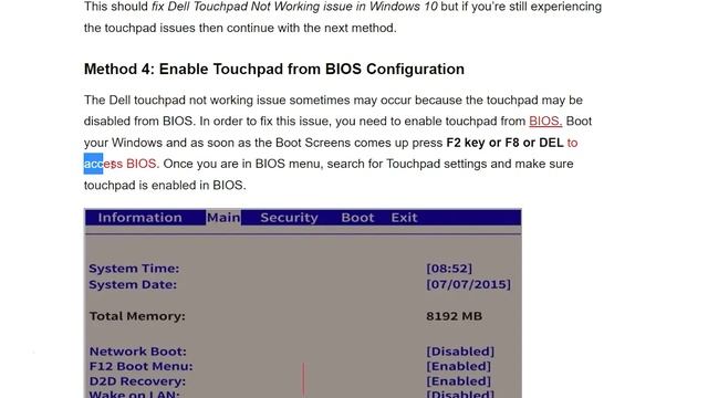7 Ways to Fix Dell Touchpad Not Working смотреть онлайн