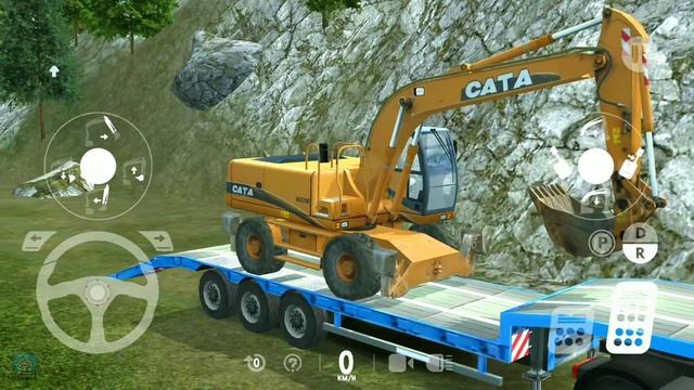 Transport Excavator To Construction Site - Heavy Machines & Mining Simulator - Android Gameplay смотреть онлайн