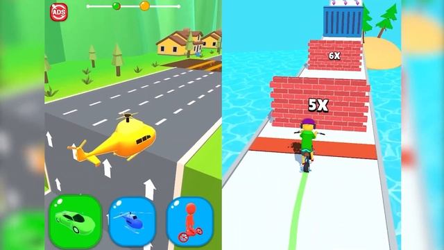 Shape Shifting | Big Bike All Level Gameplay Android,iOS - NEW APK GAME BIG UPDATE смотреть онлайн