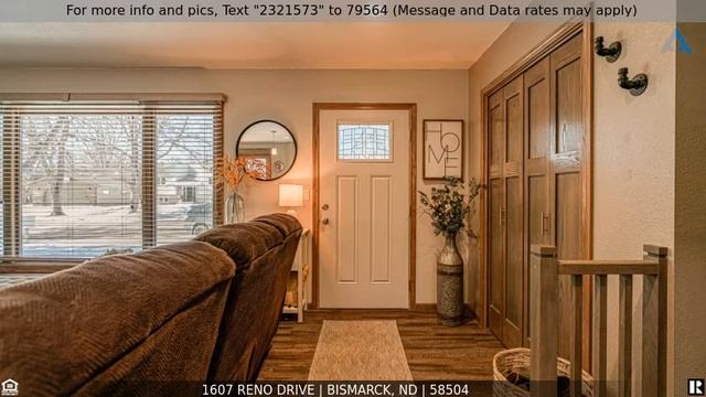 Priced at $324,900 - 1607 Reno Drive, Bismarck, ND 58504 смотреть онлайн