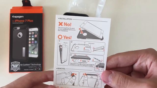 Spigen Slim Armor iPhone 7 Plus - Unboxing смотреть онлайн