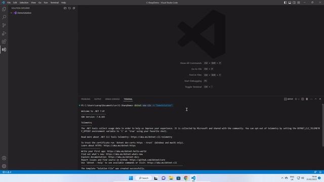 Setup Visual Studio Code for C# Development in Windows смотреть онлайн