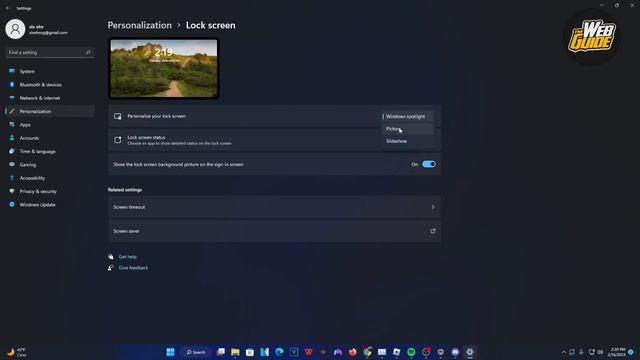 How To Change Lock Screen Background on Windows 11 смотреть онлайн