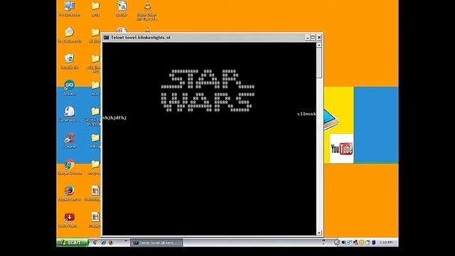 How to play star wars using cmd In windows xp / 7/ 8/10 смотреть онлайн
