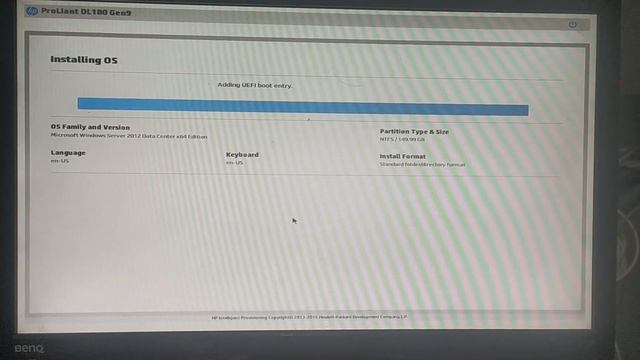 Configure HPE Dl180 with windows server 2012 Datacenter смотреть онлайн