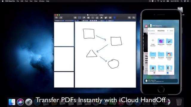 PDF Draw Pro - Easy to use iCloud PDF Editor - Now with Dark Mode Support смотреть онлайн