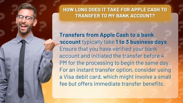 How long does it take for Apple Cash to transfer to my bank account? смотреть онлайн