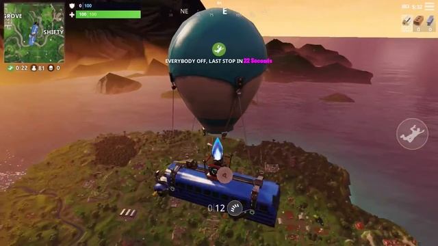 First ever game of fortnite on iOS смотреть онлайн