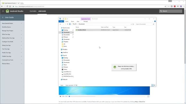 The Complete Android N Developer Course : Installing Android Studio On Windows смотреть онлайн