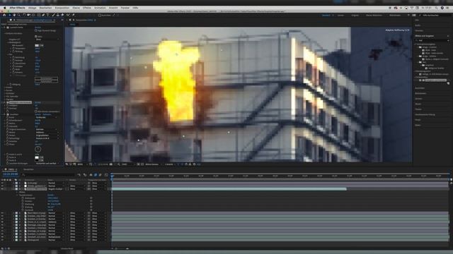 How to make a window/building BURN in After Effects (Set a Window on FIRE) смотреть онлайн