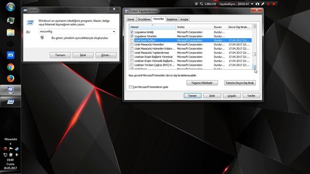 Windows arkaplanda çalışan programları sonsuza dek kapatma msconfig смотреть онлайн