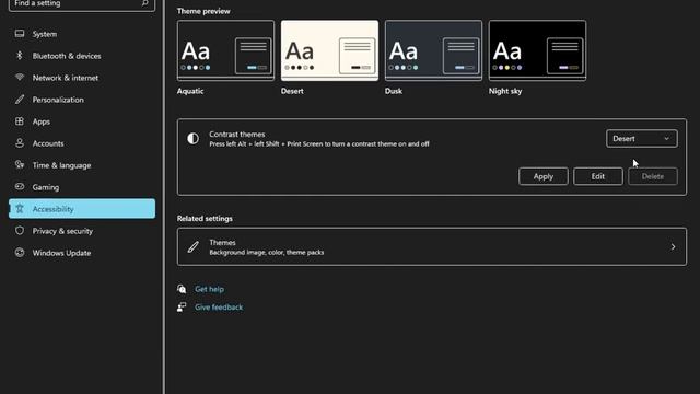 How to change contrast themes in windows 11? смотреть онлайн