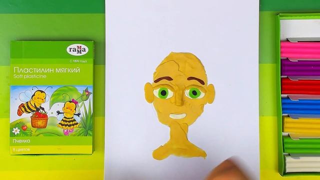 Лепка для детей - Портрет МАМЫ - лепим из пластилина смотреть онлайн