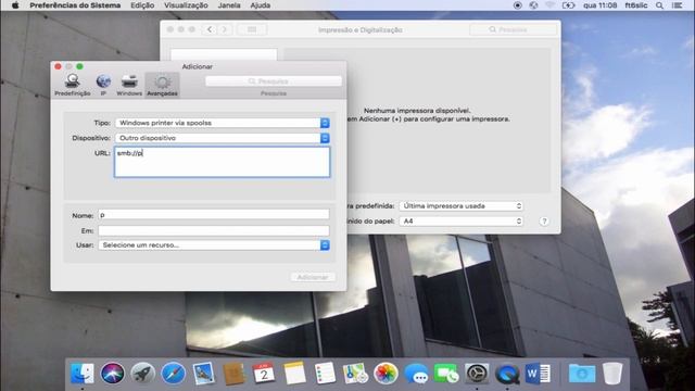 Configuração de impressora em MAC смотреть онлайн