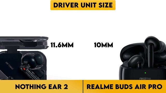 Nothing Ear 2 vs Realme Buds Air Pro Comparison смотреть онлайн