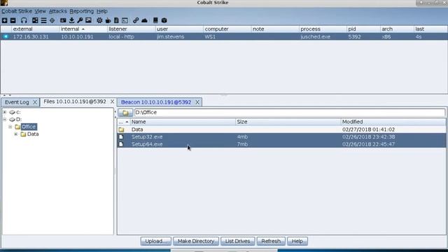 File Browser (Cobalt Strike 4.0) смотреть онлайн