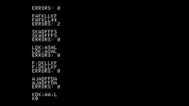 Typing Tutor - (1976) - Apple 1 - APP смотреть онлайн