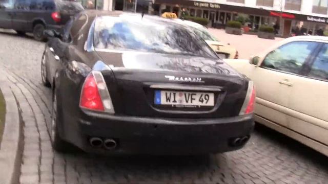 Maserati Quattroporte HUGE Start Up and Accelerations! смотреть онлайн