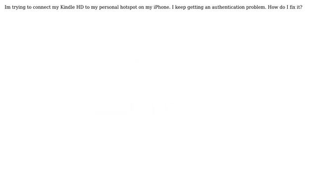 Apple: Kindle not connecting to iPhone Wifi hotspot смотреть онлайн