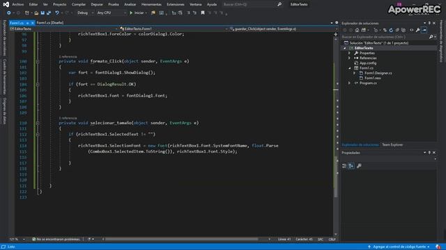 Editor de texto windows forms смотреть онлайн