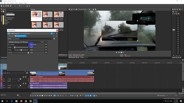 How to place 2 videos Side by Side in Vegas Pro 15 (Picture in Picture plugin) смотреть онлайн