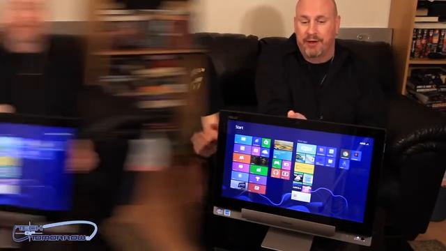ASUS Transformer AiO Hands On Demo 18 inch Windows 8 + Android Tablet Monster смотреть онлайн