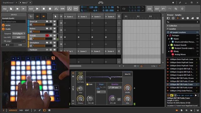DrivenByMoss 8.50 - New features for Novation Launchpads (Bitwig Studio) смотреть онлайн