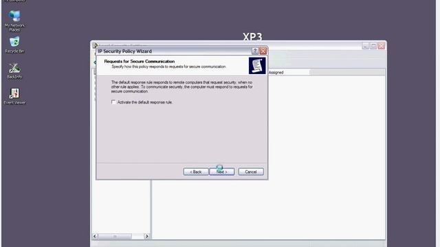 IPsec on server 2003 and XP.avi смотреть онлайн