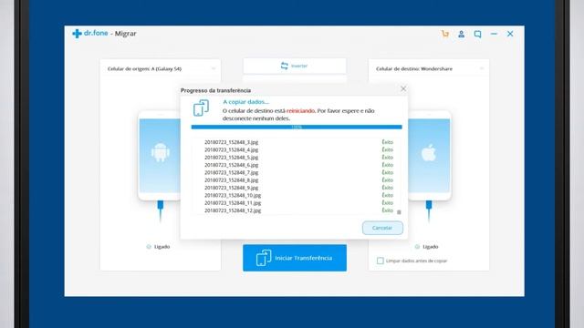 dr.fone - Migrar - Transferir dados entre iPhone e Android смотреть онлайн