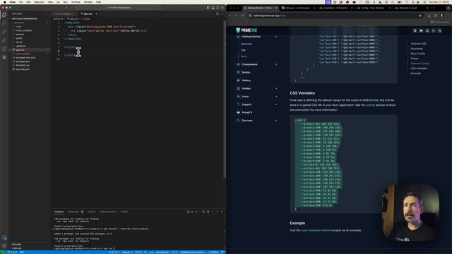 Setting Up PrimeVue, Tailwind CSS in a Nuxt Project смотреть онлайн