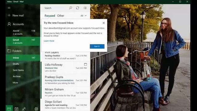 Microsoft introduces new features for Gmail in Windows 10 Mail and Calendar apps смотреть онлайн