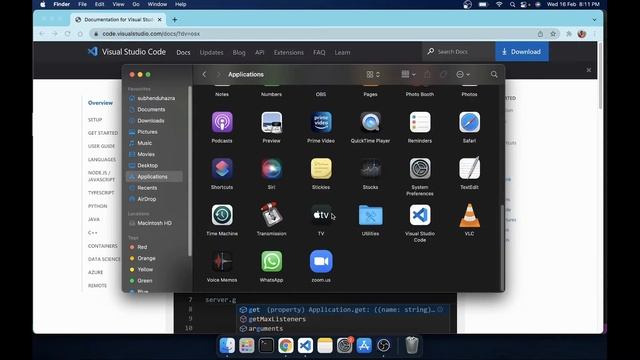 Install VS Code on Mac смотреть онлайн