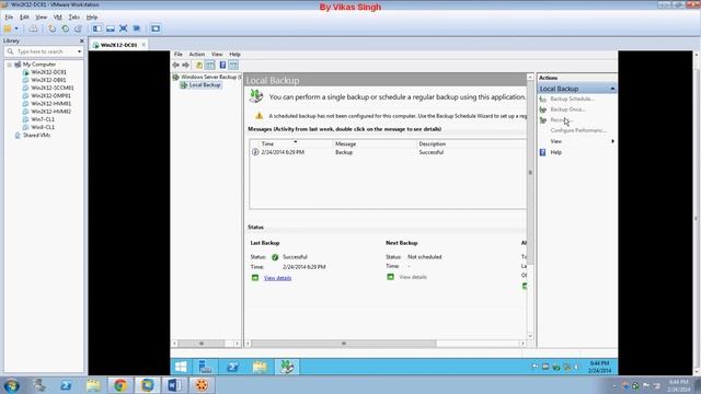Backup&Restore windows Server 2012 R2 AD смотреть онлайн