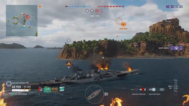 KMS Siegfried can Decimate | World of Warships Legends смотреть онлайн