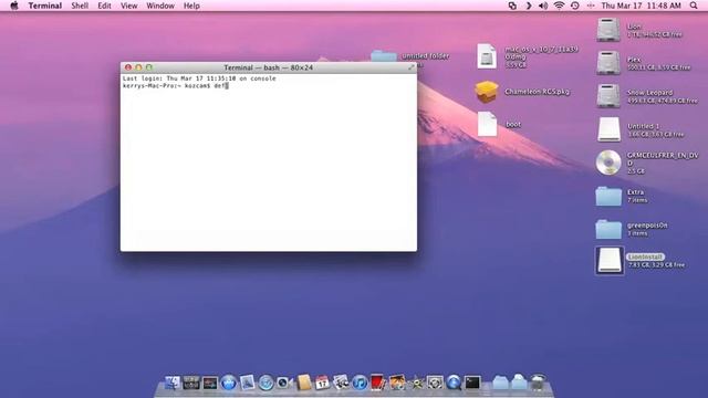 OS X Lion on G41M-ES2L смотреть онлайн