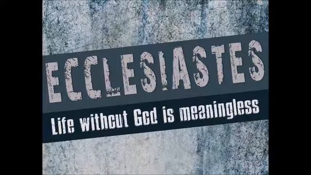 Fear God and keep His commands (Ecclesiastes 12:9-14) смотреть онлайн