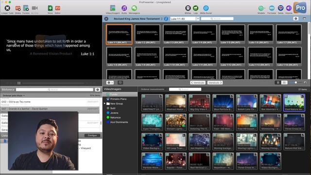 Curso de ProPresenter 6 - #04 Como Adicionar e Usar a Bíblia | Igreja Multimídia смотреть онлайн