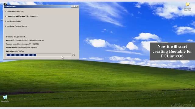 How-to make Bootable Pendrive for PCLINUXOS using Unetbootin смотреть онлайн