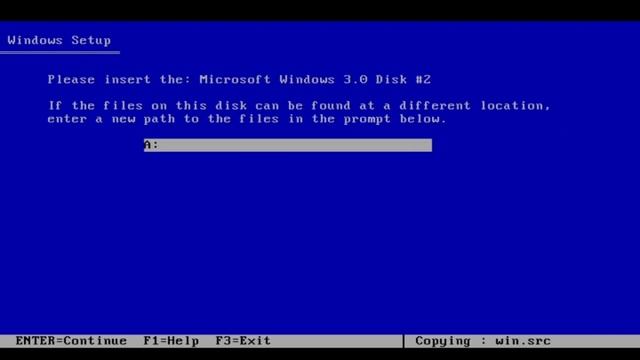 ติดตั้ง Windows 3.0 смотреть онлайн