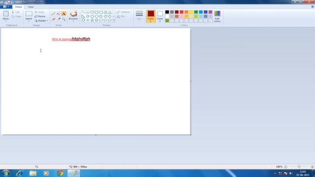 Paint in windows 7 - Telugu-Lesson-7 смотреть онлайн