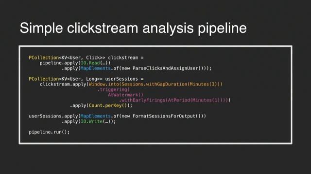 Unified, efficient and portable data processing with Apache Beam смотреть онлайн