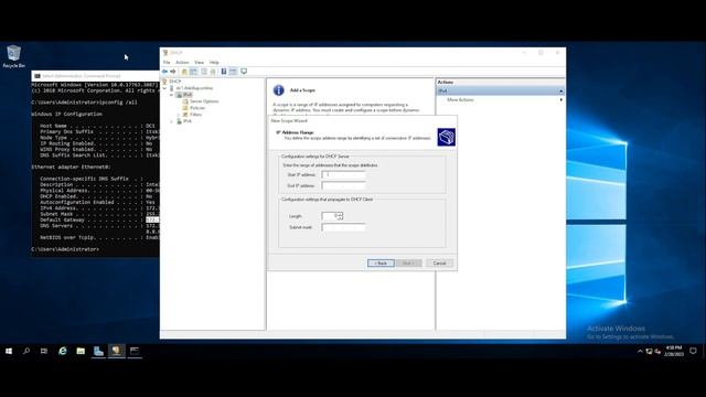 Install and Configure DHCP Server in Windows Server 2019 смотреть онлайн